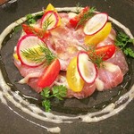 Le Comptoir de SUGI - 鮮魚のカルパッチョ。