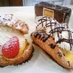 コン フォーコ - イチゴのシュークリームほか