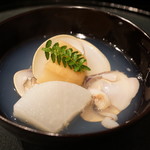 Kaiseki Hachisen - 蛤のお椀（2017/4）