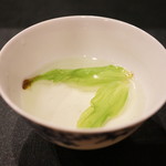 Kaiseki Hachisen - 蕗の薹のお茶（2017/4）