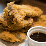 彩波 - 2017.12 上州豚の絶品レバーフライ（600円）