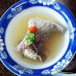 割烹 戸田本店 - ふっくら。「鯛のコツ蒸し（骨蒸し）」