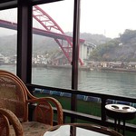 割烹 戸田本店 - 館内見学。その３。新しい「第二音戸大橋」