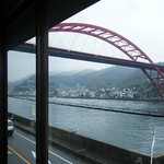 割烹 戸田本店 - 窓からは、「第二音戸大橋」が見えます。
