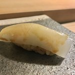 鮨 猪股 - 神奈川 小柴 1週間寝かせた墨烏賊