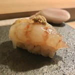 鮨 猪股 - 福井 鬼海老 海老味噌と