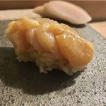 鮨 猪股 - 北海道 青柳 小柱