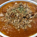 谷川のパスタ エルベ - どこもかしこもお肉だらけでした(笑)【料理】