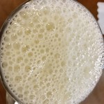 谷川のパスタ エルベ - 上は泡になっていました【ドリンク】 