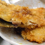 一平 - アジフライの断面