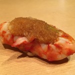 鮓職人 秦野よしき - 車海老 芝エビおぼろ