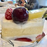 カフェ・ディ・フェスタ - フルーツショートケーキ 2016/11/28