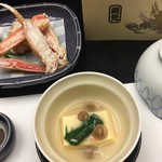 網元 別館 - 先付け、かに酢