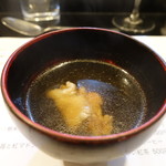 山猫軒 - 宇冶田鶏のお椀は根来塗り椀