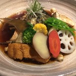 吉祥寺 三うら - 本日の「煮魚盛り（平目・縞鯵・真鯛）」