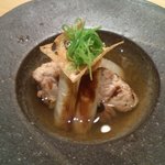 大名 絢凛 - 鮪かまの炙り煮！