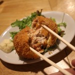 名駅立呑 おお島 - カニコロッケ