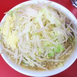 ラーメン二郎 神田神保町店 - ラーメン＋野菜チョイ増しニンニク増し増し