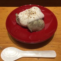 鮨 なかがわ - 牡蠣 + 白子 すり流し