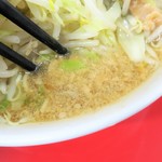 ラーメン二郎 - スープ