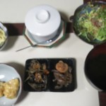 海さくら - １２月１６日の日替り定食の一部。