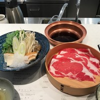 しゃぶしゃぶ 山笑ふ 銀座店 - すき焼き（税込み１５６６円）