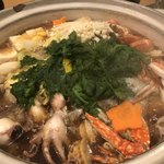 魚貝三昧　万や - 今年の鍋はこんな感じ