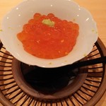 鮨 さかい - いくら、酢飯