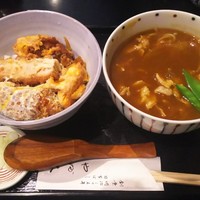 日本橋 やぶ久 - ミニカツ丼、ミニカレー南蛮セット  1,026円♪ 