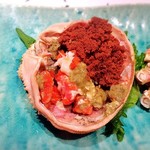 魚河岸 宮武 - 食べやすい状態に(*´艸`*)