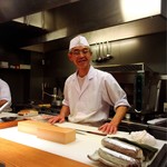 魚河岸 宮武 - 料理長の笑顔に癒されます〜〜☆*:.｡. o(≧▽≦)o .｡.:*☆