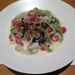 炭焼創作割烹 旬 - ズワイガニクリーム生パスタ５４０円（税込）