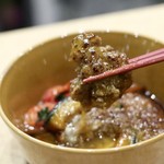 波へい - 合びき月見つくね