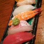 Sushi Tsukiji Nihonkai - 握り６貫