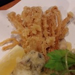 讃岐のおうどん 花は咲く - 牡蠣の天ぷら