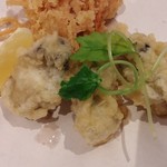 讃岐のおうどん 花は咲く - 牡蠣の天ぷら