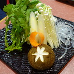 一升びん　本店　はなれ - しゃぶしゃぶのお野菜