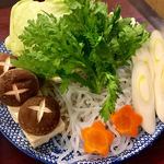 専心会席庄村 - 水炊きコース3人前のお野菜
