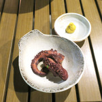恵比寿 箸庵 - タコのアップ