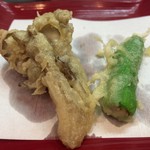 天忠 - まいたけ＆ししとう