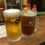 大衆酒場 よっちゃん - コーヒー焼酎ホッピー割りと生中