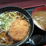 笠置そば - コロッケそばとミニカレー