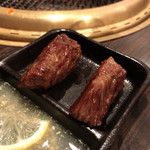 SATOブリアン - 極上ハラミ(ワサビ醤油で)