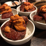 SATOブリアン - ブリ飯雲丹乗せ(4人分)