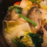 Shinchuuka Hanahana - 広島県産かきのあんかけ石焼おこげご飯