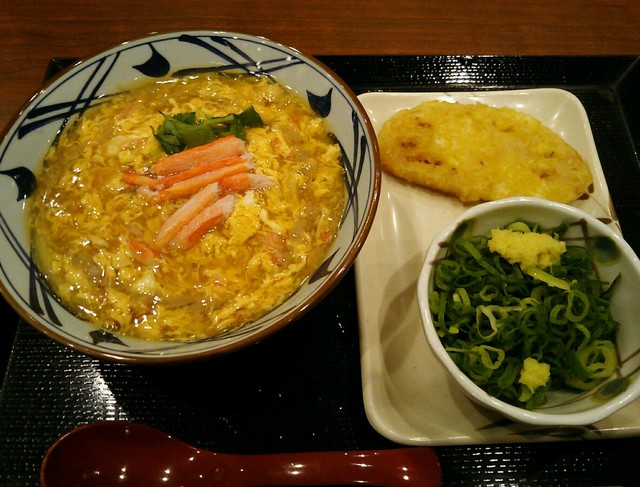 満腹かに玉あんかけうどんは かにの旨みがギッシリと By カレー２杯 丸亀製麺 彦根店 河瀬 うどん 食べログ