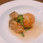 ビストロ　トロワキャール - 牡蠣と白子