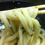 はんなりや - 釜玉うどん（温）