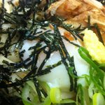 はんなりや - 釜玉うどん（冷）