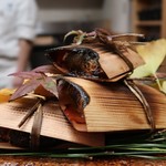 赤坂 菊乃井 - かます杉板焼き